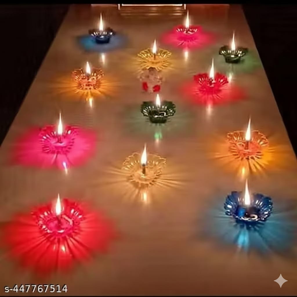 🌟 3D Shadow Diyas 🌟