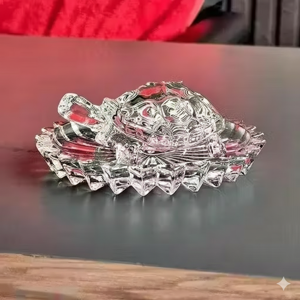 ✨ Crystal Tortoise with Plate✨
