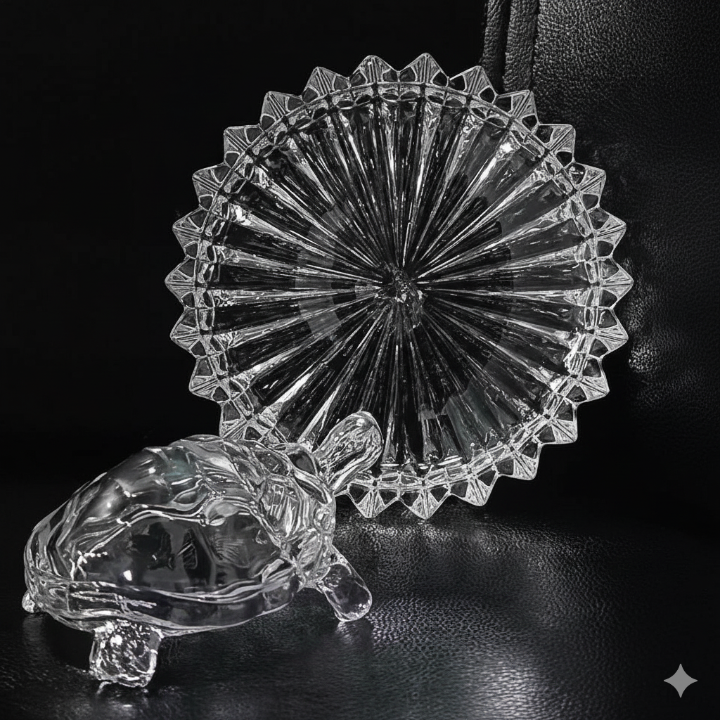 ✨ Crystal Tortoise with Plate✨