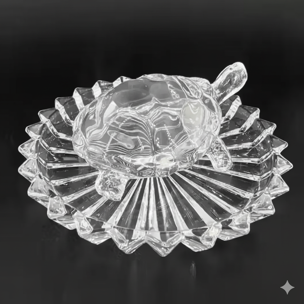 ✨ Crystal Tortoise with Plate✨