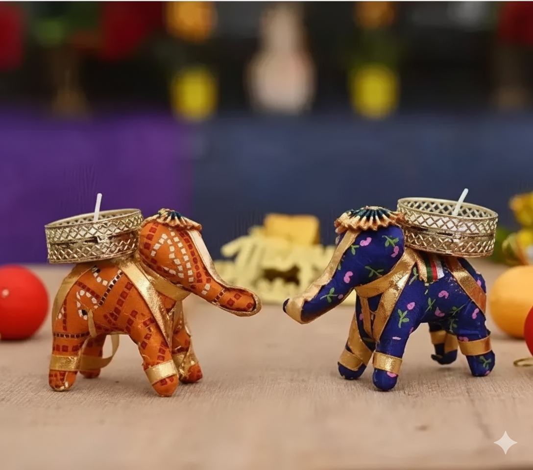 ✨ Elephant T-Light Candle Set ✨