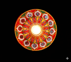 ✨ Diwali Rangoli Diya Set✨