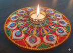 ✨ Diwali Rangoli Diya Set✨