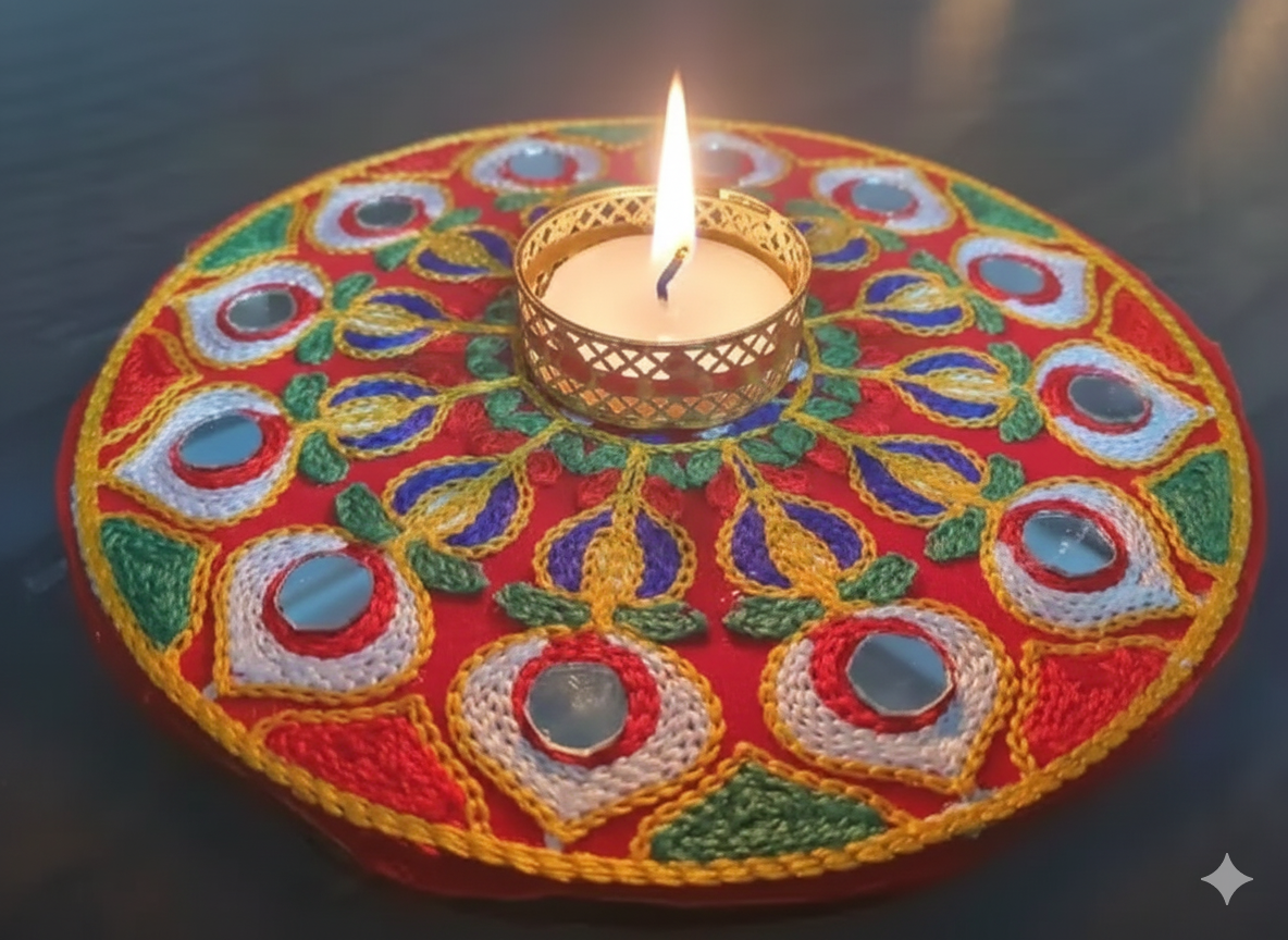 ✨ Diwali Rangoli Diya Set✨