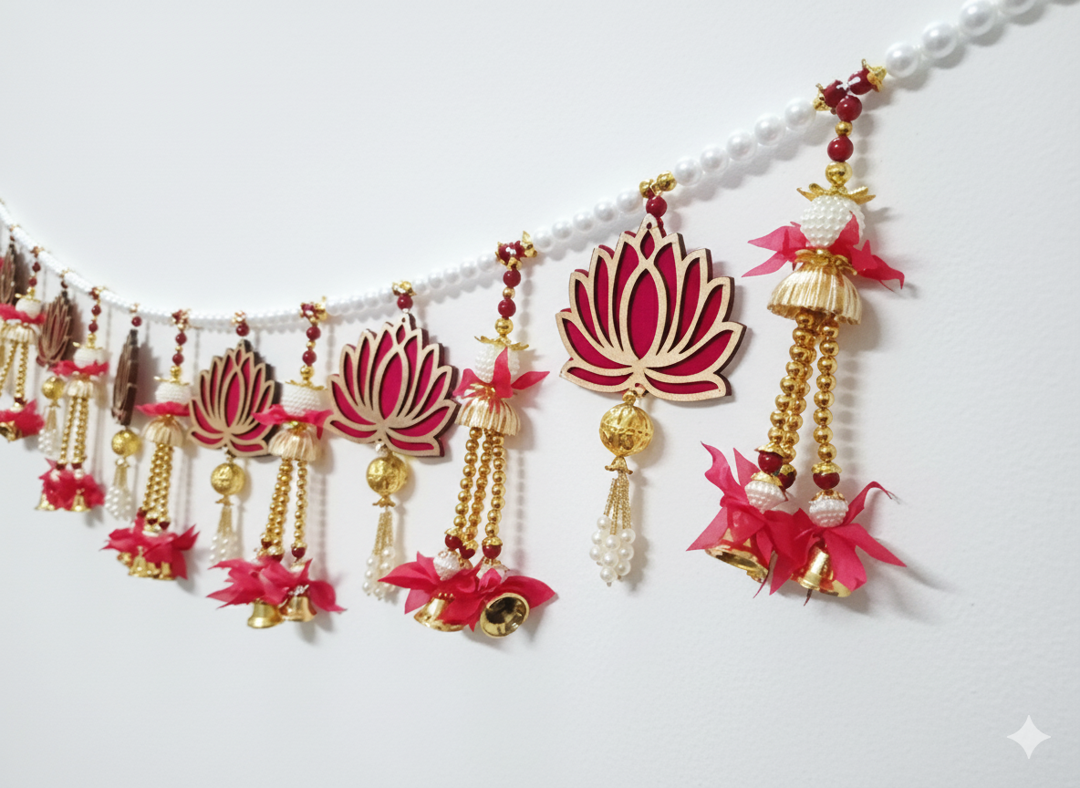 ✨ Lotus Wall Hanging Toran ✨