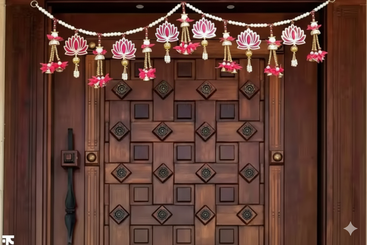 ✨ Lotus Wall Hanging Toran ✨