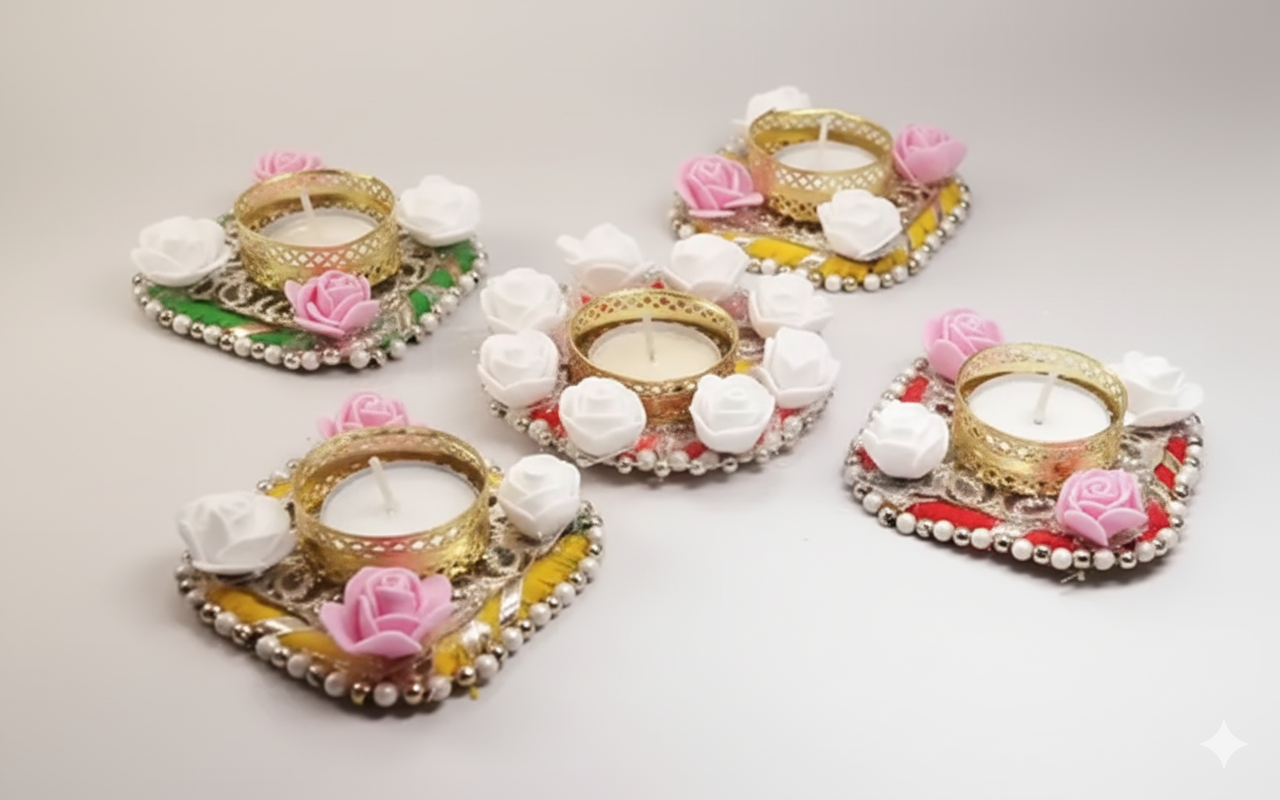 ✨  Handicraft Iron Tea Light Candle Set ✨