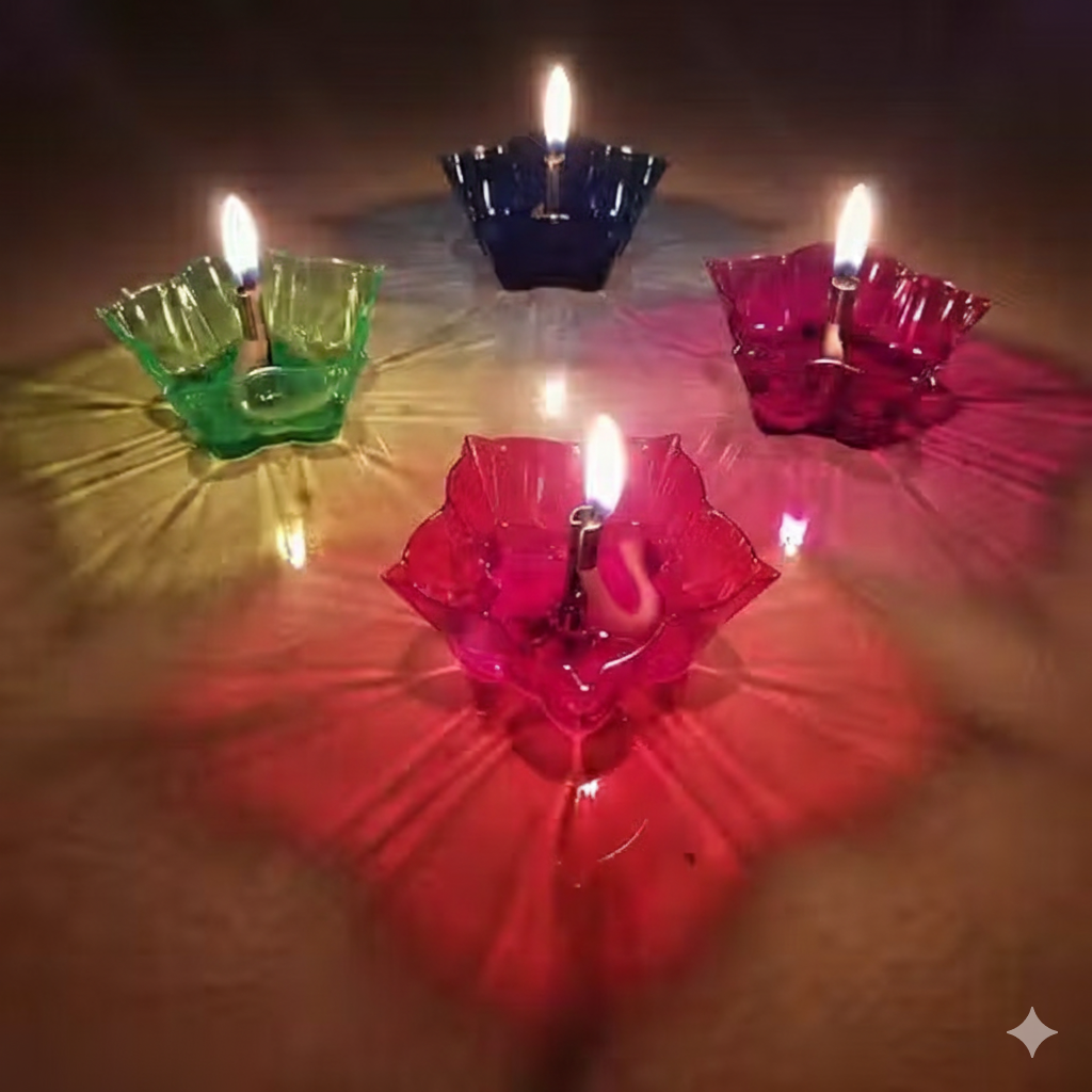 ✨ Floating Star & Flower Shape Diyas ✨