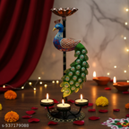 ✨ Peacock Tealight Candle Holder  ✨
