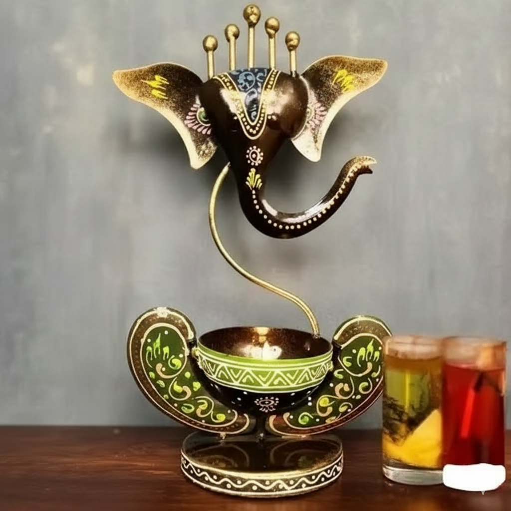 ✨ Ganesha Iron Tealight Candle Holder  ✨